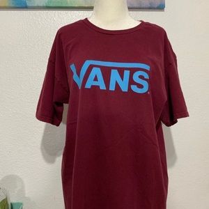 Maroon and Blue Vans Shirt